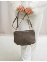 Сумка через плечо маленькая клатч натуральная кожа