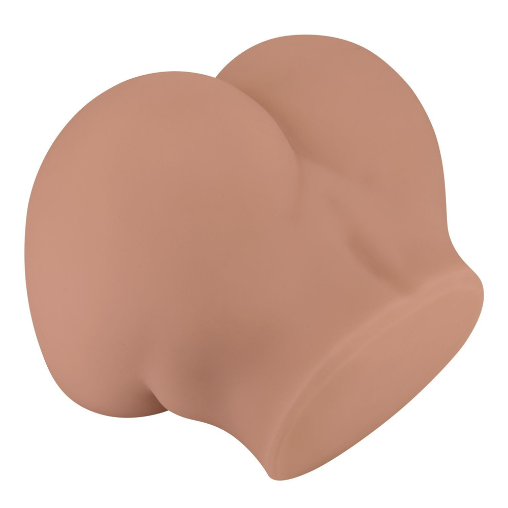 Мастурбатор-полуторс Bernace с вибрацией (Цвет: карамель (темно-бежевый))