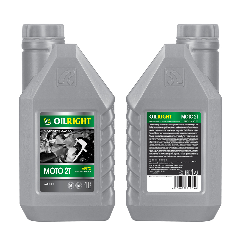 Масло Oil Right Мото 2T API TC 1л