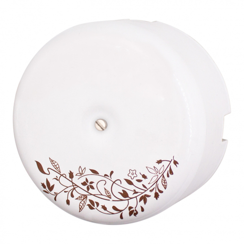 Распределительная коробка 90мм, керамика, цвет белый, декор D106/2 B1-523-01-D106/2