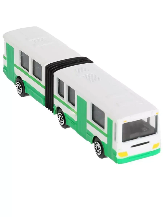 Машинка детская металлическая Автобус с резинкой 12 см