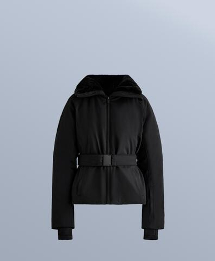 Oysho Водонепроницаемая утепленная куртка Primaloft® SKI, черный