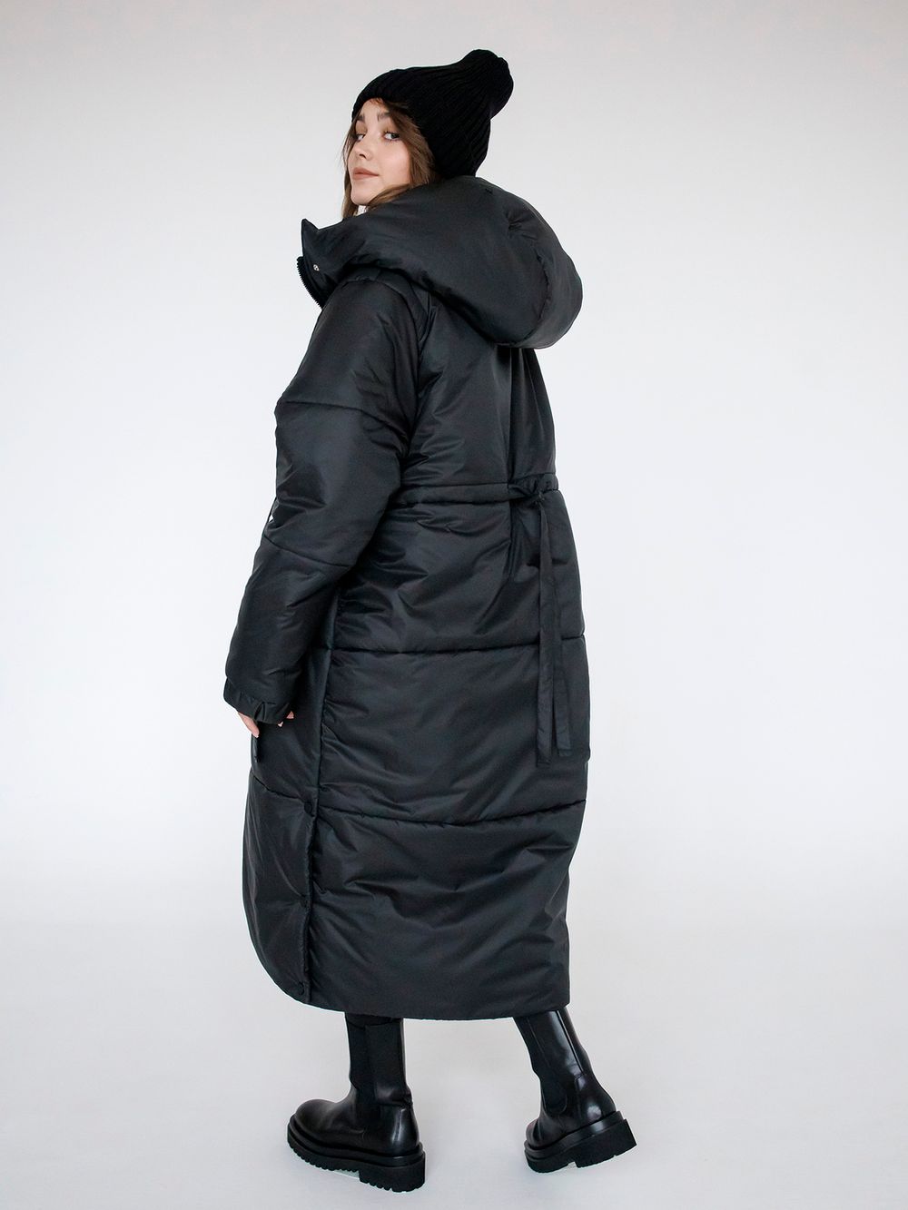 Пуховик ko-ko-ko зимний женский черный