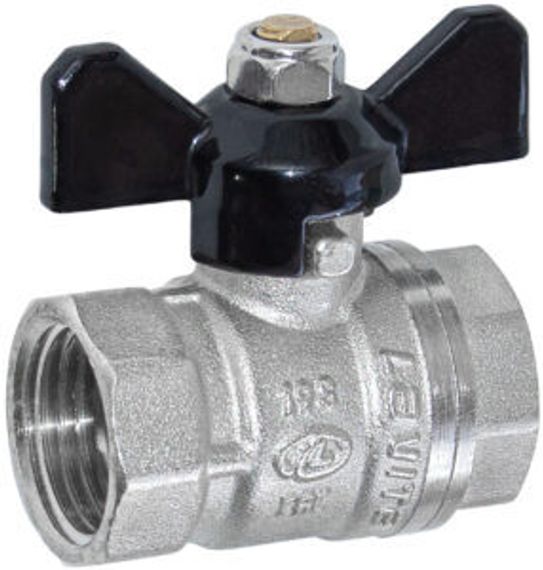 Кран шаровый Lavita MEDIUM В-В 1/2&quot; бабочка полнопроходной 39817