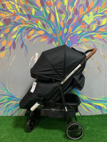 Коляска детская MOWBaby "RIDE" RA088 Silver Black