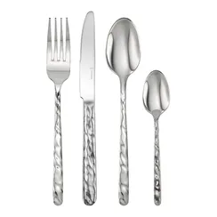 Набор столовых приборов fluid, серебристые, 16 пред.