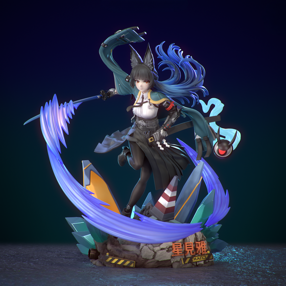 Hoshimi Miyabi diorama - Zenless Zone Zero