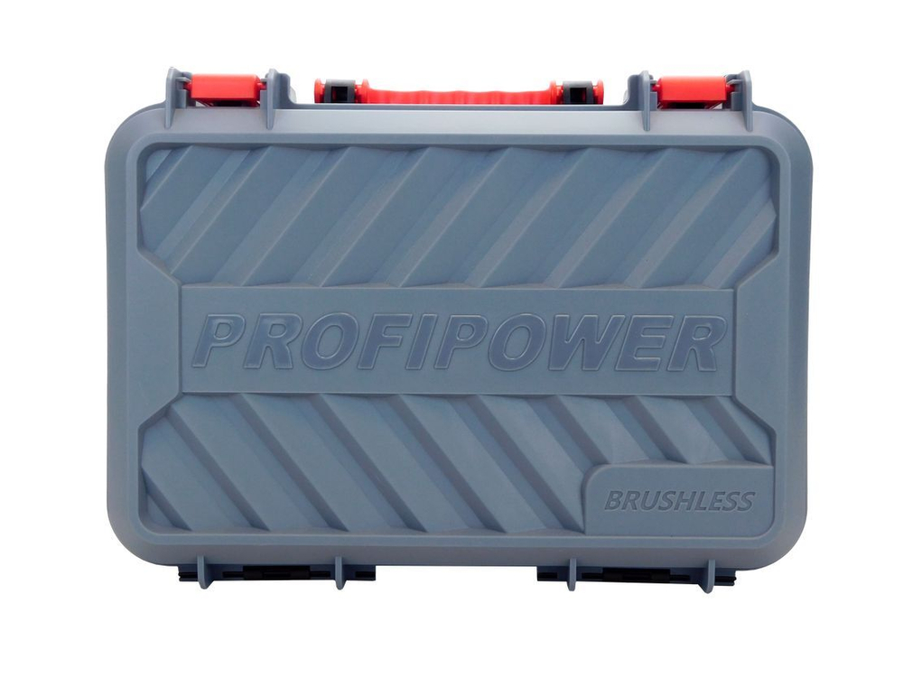 Аккумуляторный бесщеточный ударный гайковерт PROFIPOWER BL-163 (16В, 260Нм, Li-ion 2шт, 2.0Ач, ударные головки 17,19,21, З/У,в кейсе)