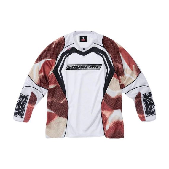 Supreme x FOX RACING FW23 JERSEY WEEK8 Logo