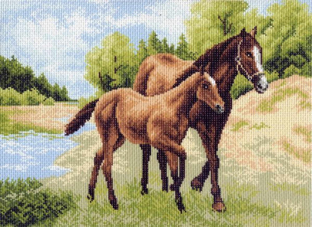 Характеристики товара:¶В комплекте: канва с нанесенным рисунком, руководство по вышиванию. Размер ка