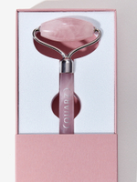 Роллер из розового кварца (серебро)