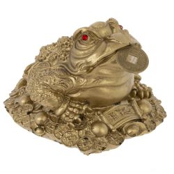 GAEM Фигурка декоративная "Лягушка денежная", L9 W8,5 H6,5 см