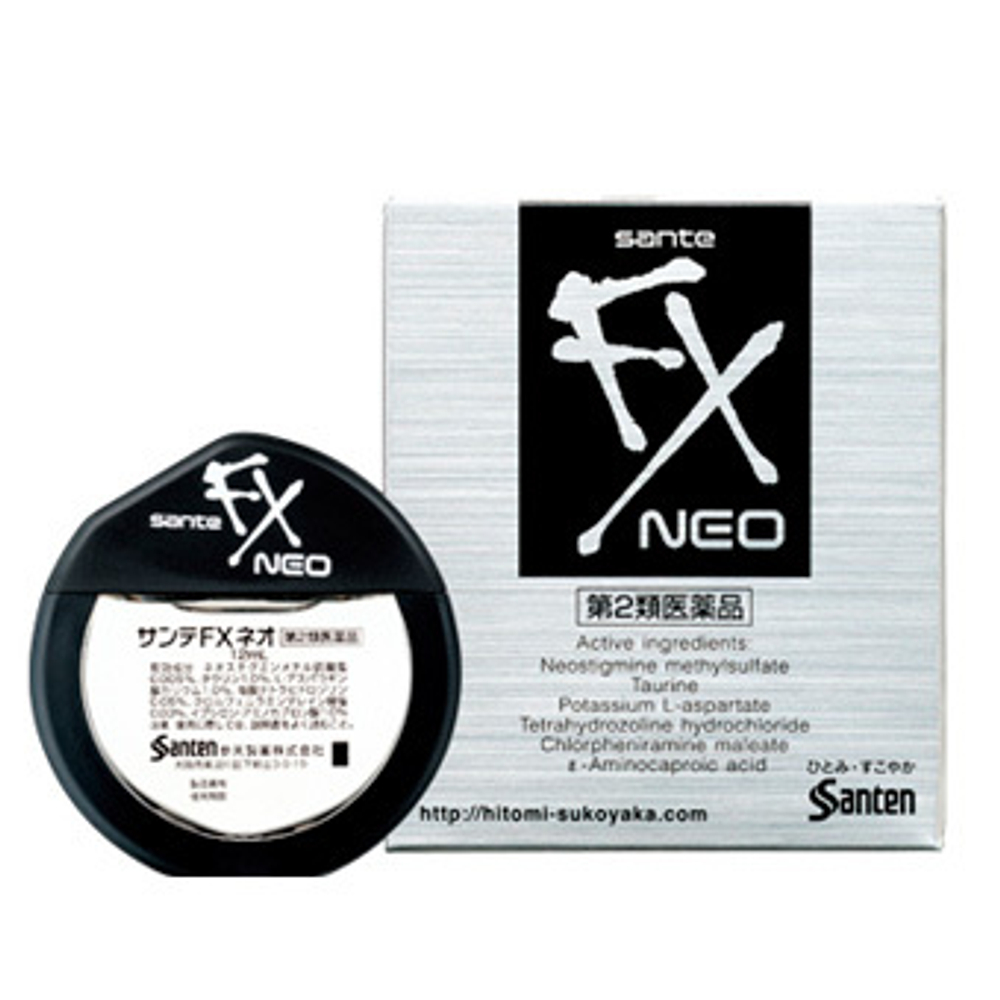 Глазные капли от усталости и покраснения FX NEO SANTEN