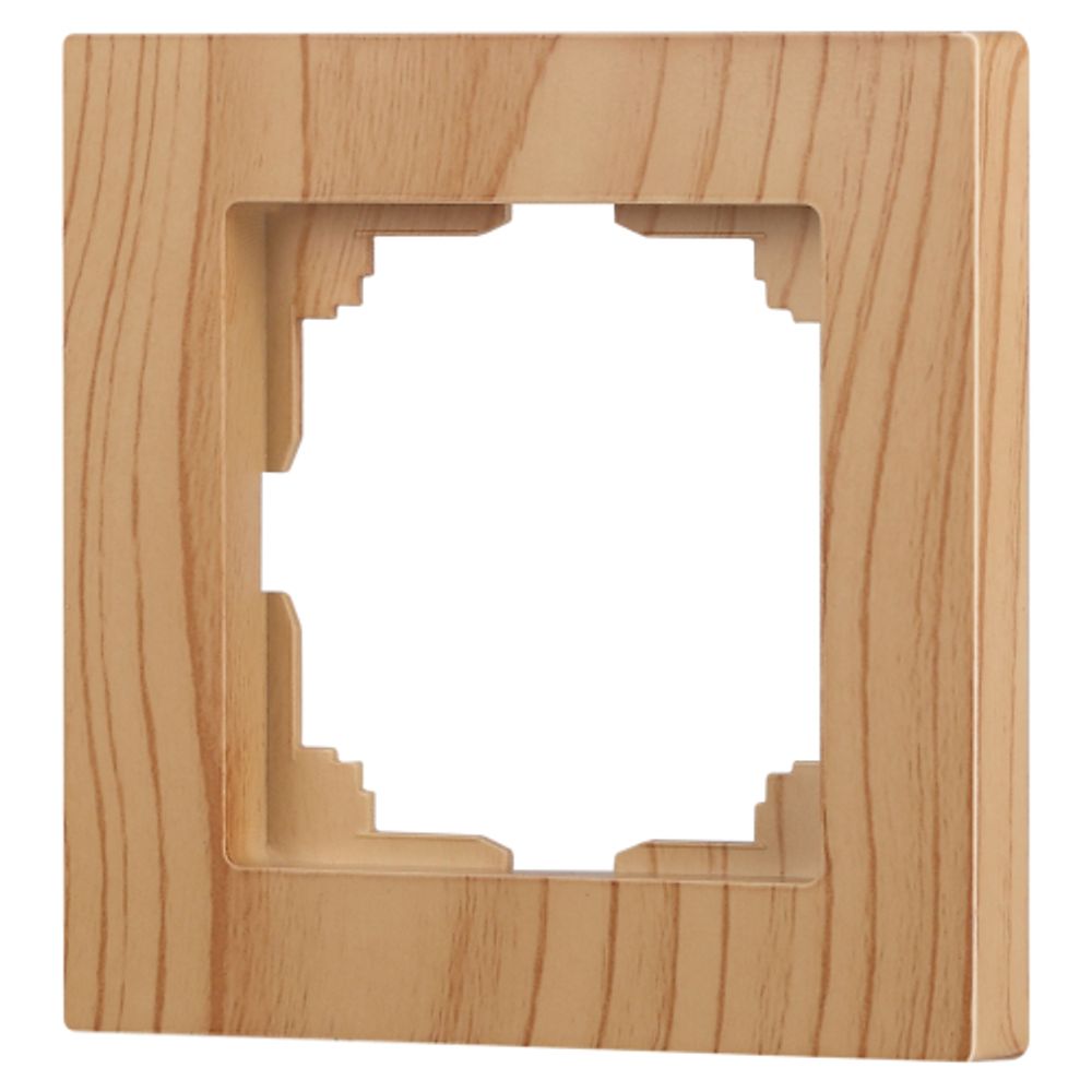 Рамка для розеток и выключателей Intro Accent 6-501-11 на 1 пост, СУ, сосна