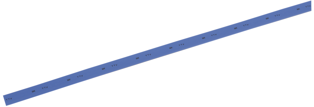 Трубка термоусадочная ТТУ нг-LS 60/30 синяя (1м) IEK