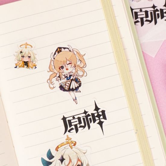 Набор наклеек "Genshin Impact" 6 листов