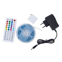 ULS-A01 20M-RGB-BT RRP24C01 Комплект светодиодной ленты c Bluetooth. 20м. RGB свет. Адаптер 24Вт. Контроллер с пультом в-к. TM Uniel