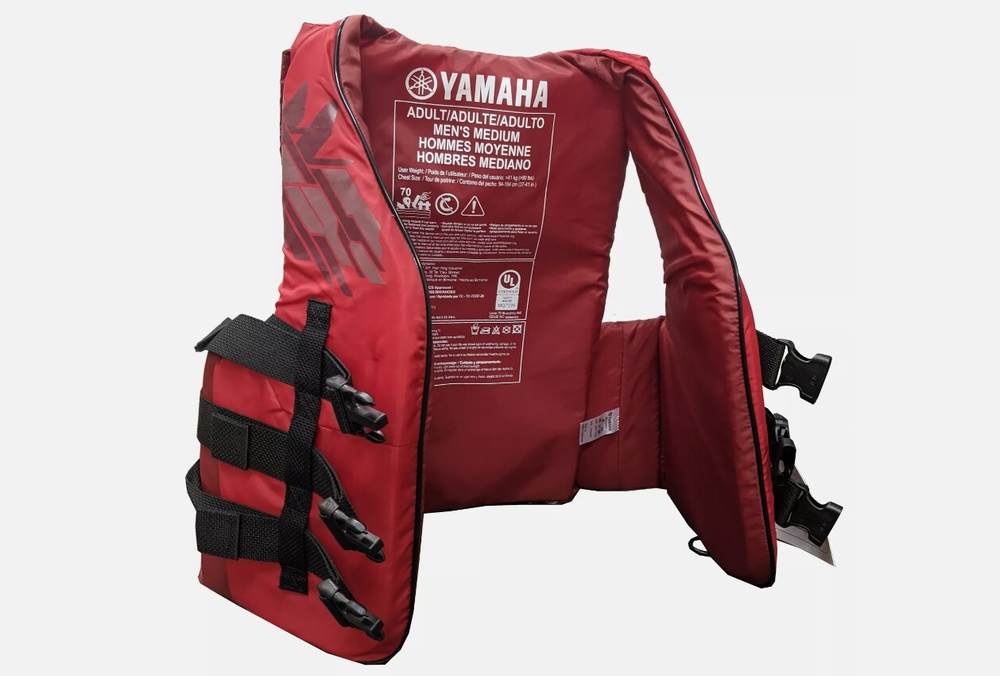 Жилет страх. Мужской Nylon 3-Buckle PFD (XXL, красный)