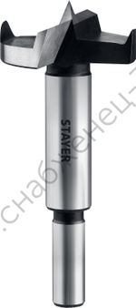 STAYER Forstner 40мм, сверло форстнера по дереву, ДСП