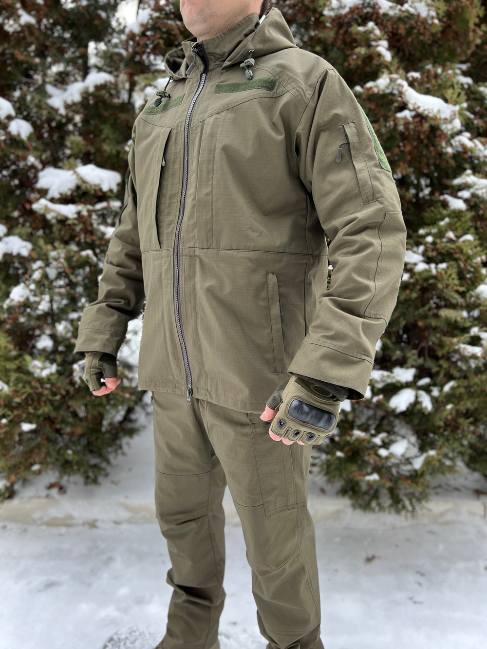 Костюм Горка 6М "Камчатка" Хаки с флисом, Рип-стоп (Беларусь)