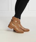 Кожаные ботильоны Michael Kors - коричневый(40F3HAME5L)