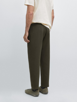 Massimo Dutti Брюки-джоггеры с эластичным поясом, хаки