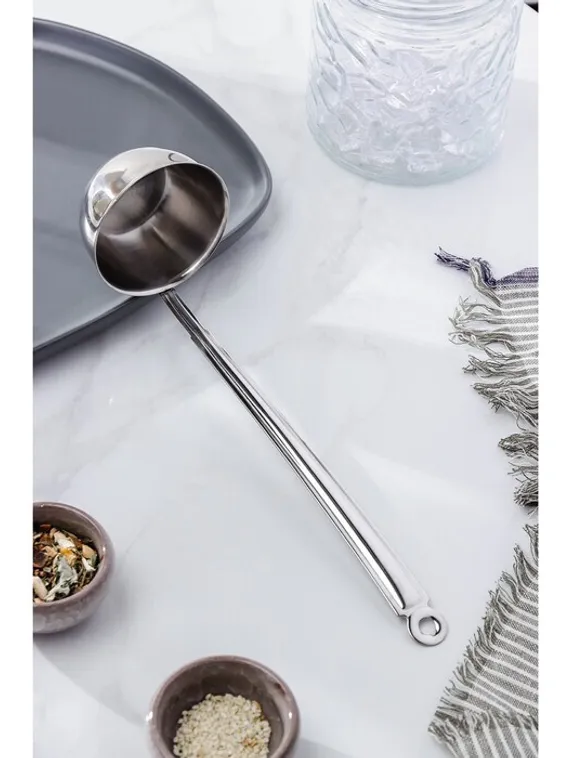 Ложка разливательная, 100 мл, цельнометаллическая ручка