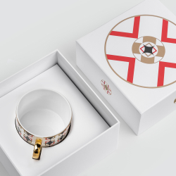 Чайная пара Farforite «Сигнум черный» 250 мл в подарочной коробке