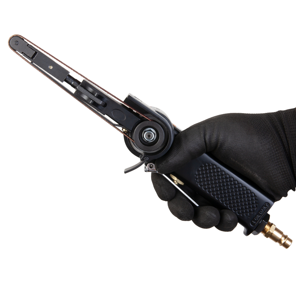 WDK-25520 Пневматическая ленточная шлифовальная машинка 10x330 мм, 18000 об/мин.