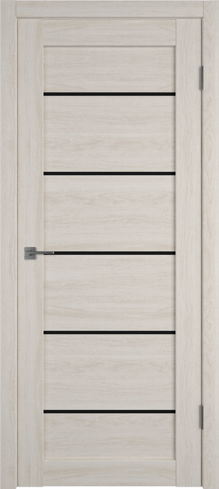 Дверь Atum Pro 27 / Scansom Oak / Black Gloss / Владимирские двери