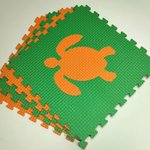 Мягкий пол "Жители моря" 500x500x10 мм 45 шор