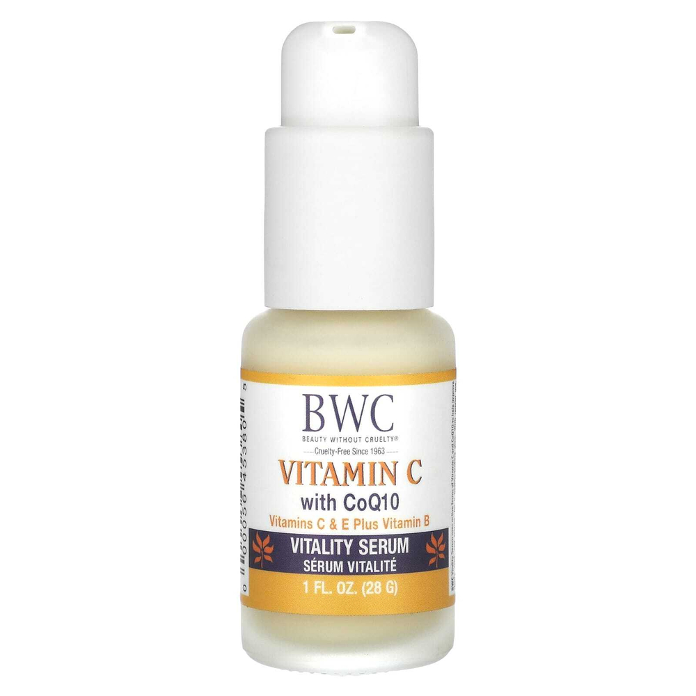 Beauty Without Cruelty, Витамин C с коэнзимом Q10, сыворотка Vitality, 28 г (1 жидк. унц.)