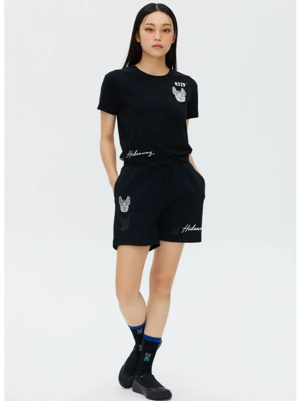 Шорты с двойным логотипом ladok