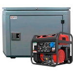 Генератор бензиновый инверторный SUNREKA G7500i с кожухом Geon 1200 RAL 7024