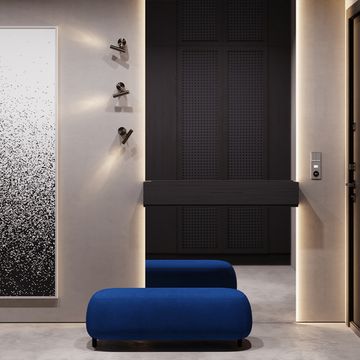 Клавиши для выключателя/переключателя двухклавишного с подсветкой, S70 (капучино)