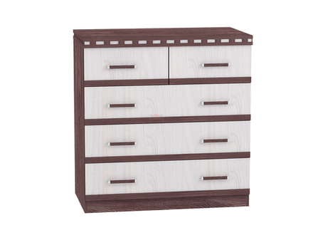 Комод №1 Ольга-13 ясень анкор темн/ясень анкор св