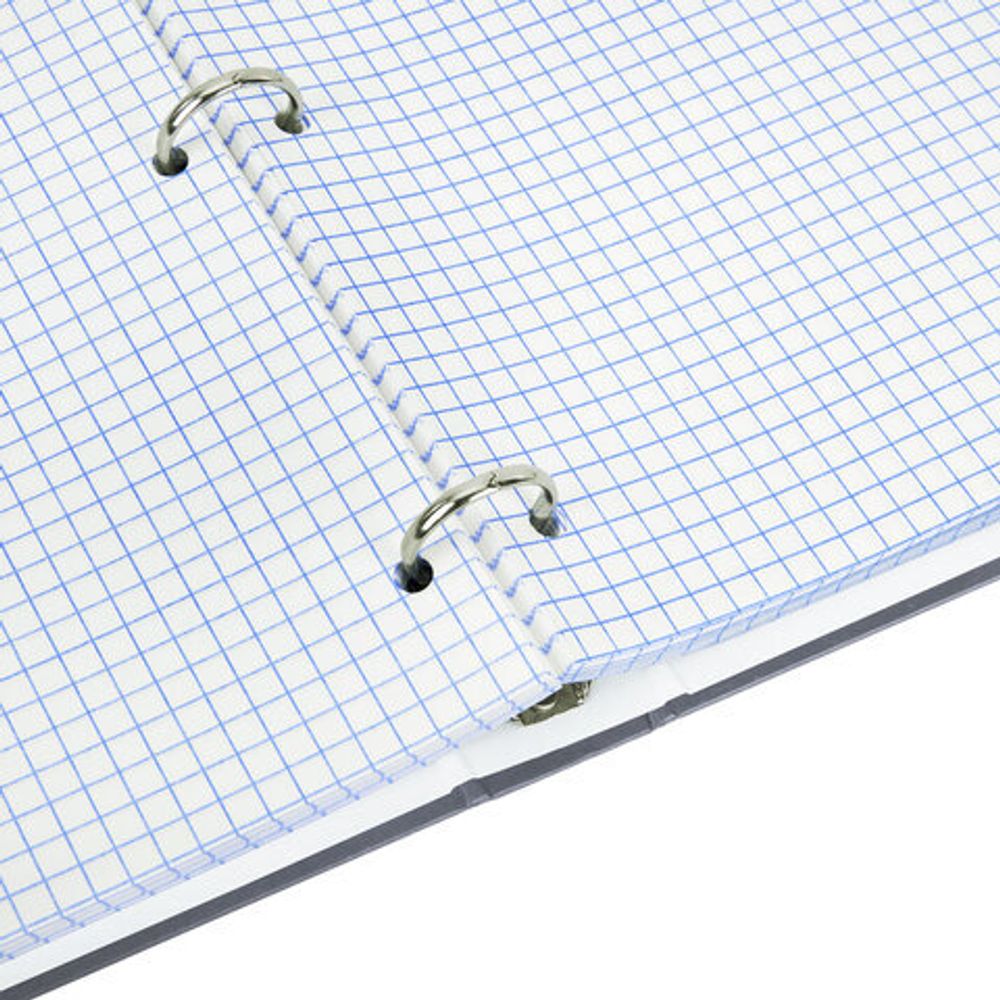 Тетрадь на кольцах БОЛЬШАЯ А4, 215х305 мм, 100 л., твердый картон, клетка, BRAUBERG, "Винтаж", 405410