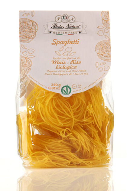 Cпагетти из кукурузы и риса БИО без глютена "Pasta Natura", 250 г