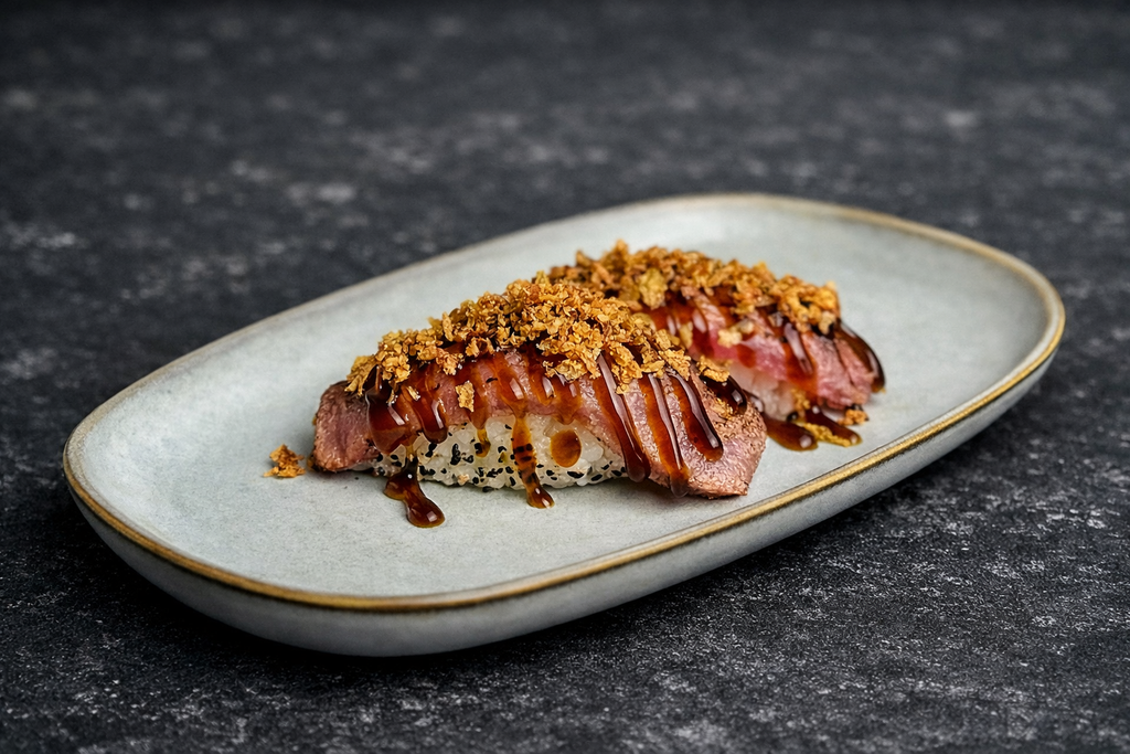 Суши с опаленным тунцом (2 шт)