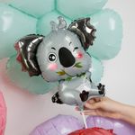 Шар с клапаном (14''/36 см) Мини-фигура, Коала, 1 шт.