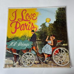 Винтажная виниловая пластинка LP 101 Strings I Love Paris (USA 1960)