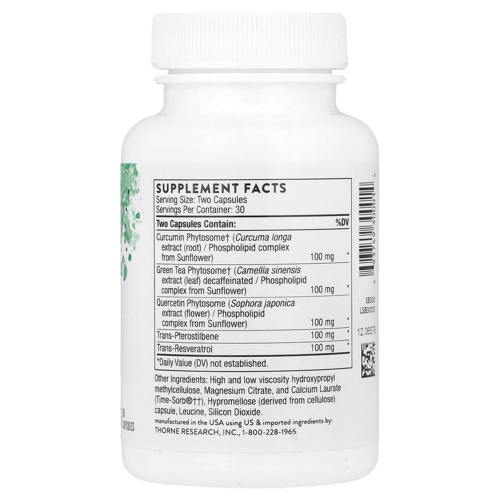 Thorne, PolyResveratrol-SR, 60 капсул