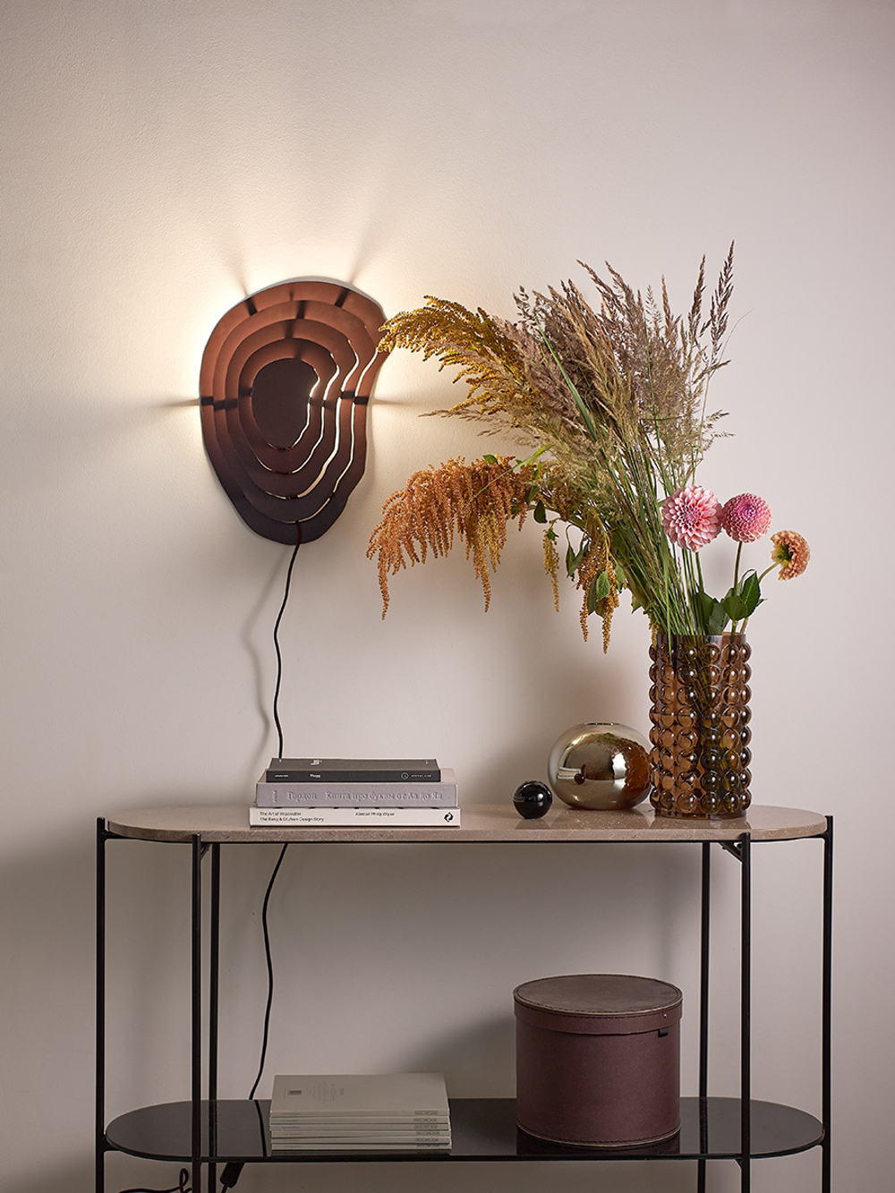 Светильник настенный fluid, 32х44 см, молотый кофе