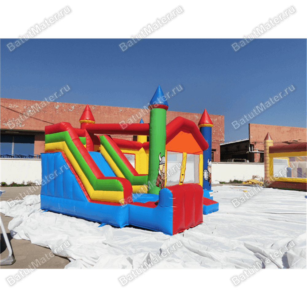 Коммерческий надувной батут "Крепость рыцаря"