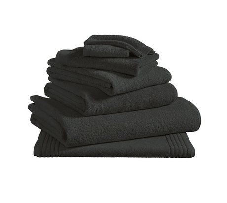 Полотенце UNI ANTHRACITE 30 х 30 темно-серый хлопок 600 гр/м 2 (набор 2 шт) Blanc des Vosges 30 x 30