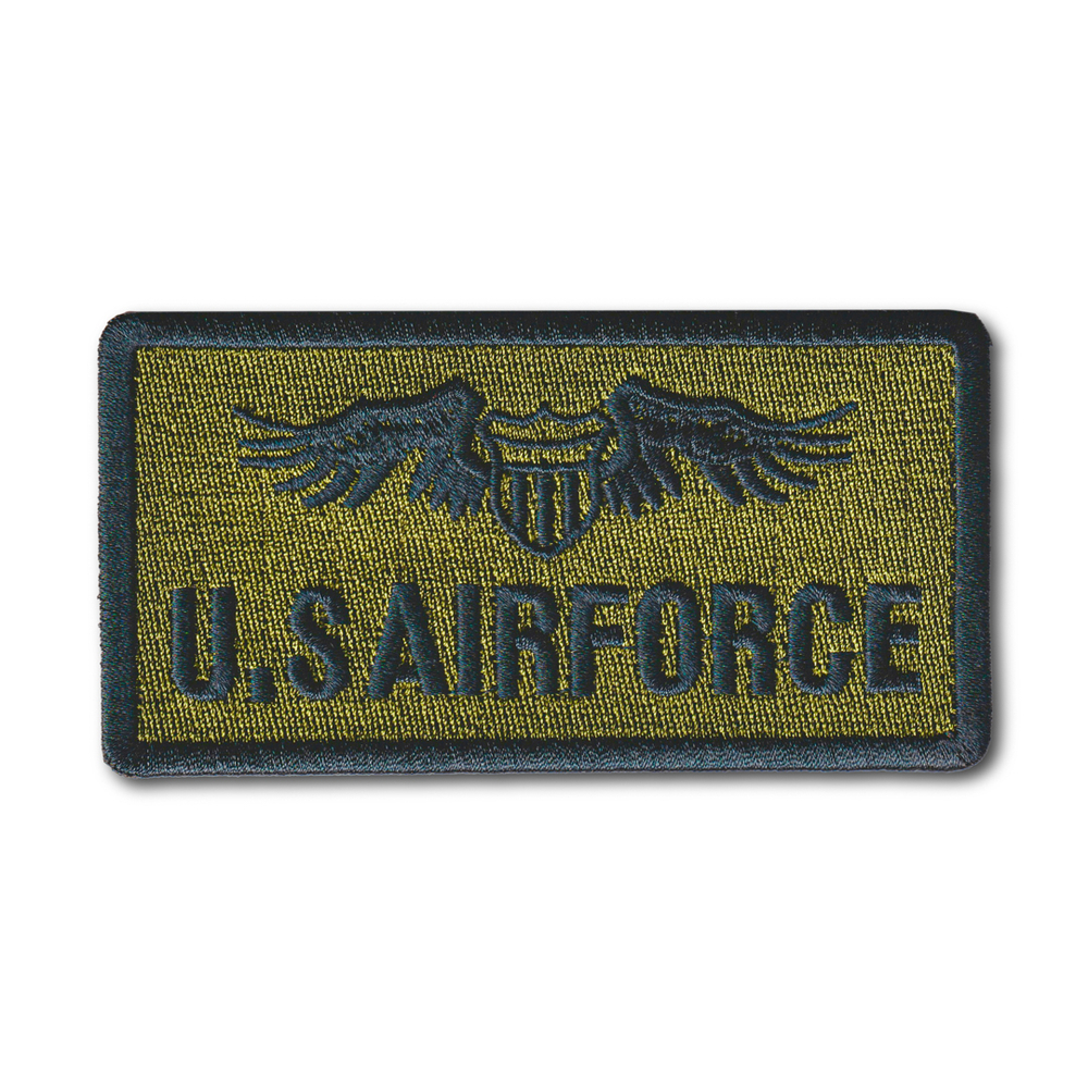 Нашивка ( Шеврон / Патч / Patch ) Тактическая U.S AIR FORCE 105х55 мм Оливковая | ATRIBUTICASTORE.RU