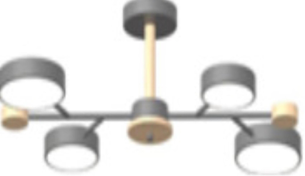 Потолочный светодиодный светильник LED4U L3213-670 GR