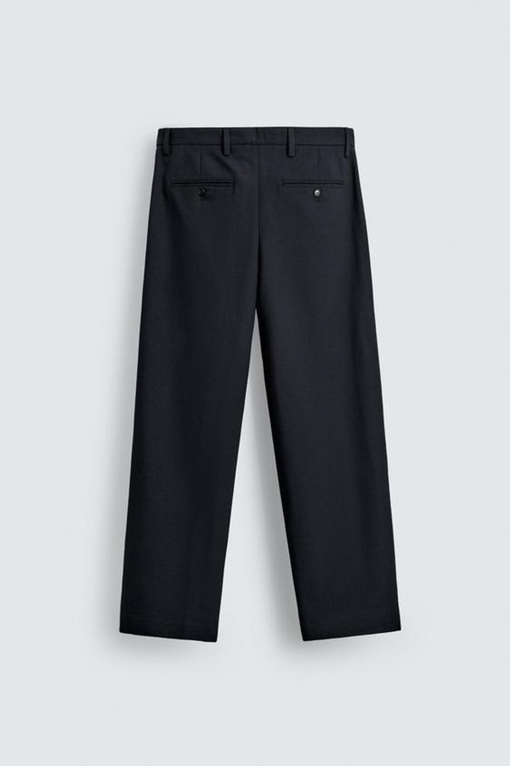 ZARA БРЮКИ ПРЯМОГО КРОЯ, МОРСКОЙ СИНИЙ