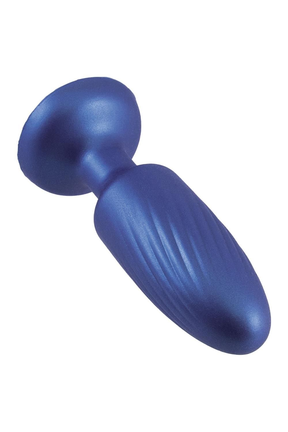 Синяя анальная пробка G Stuck - 10 см. (Цвет: синий)