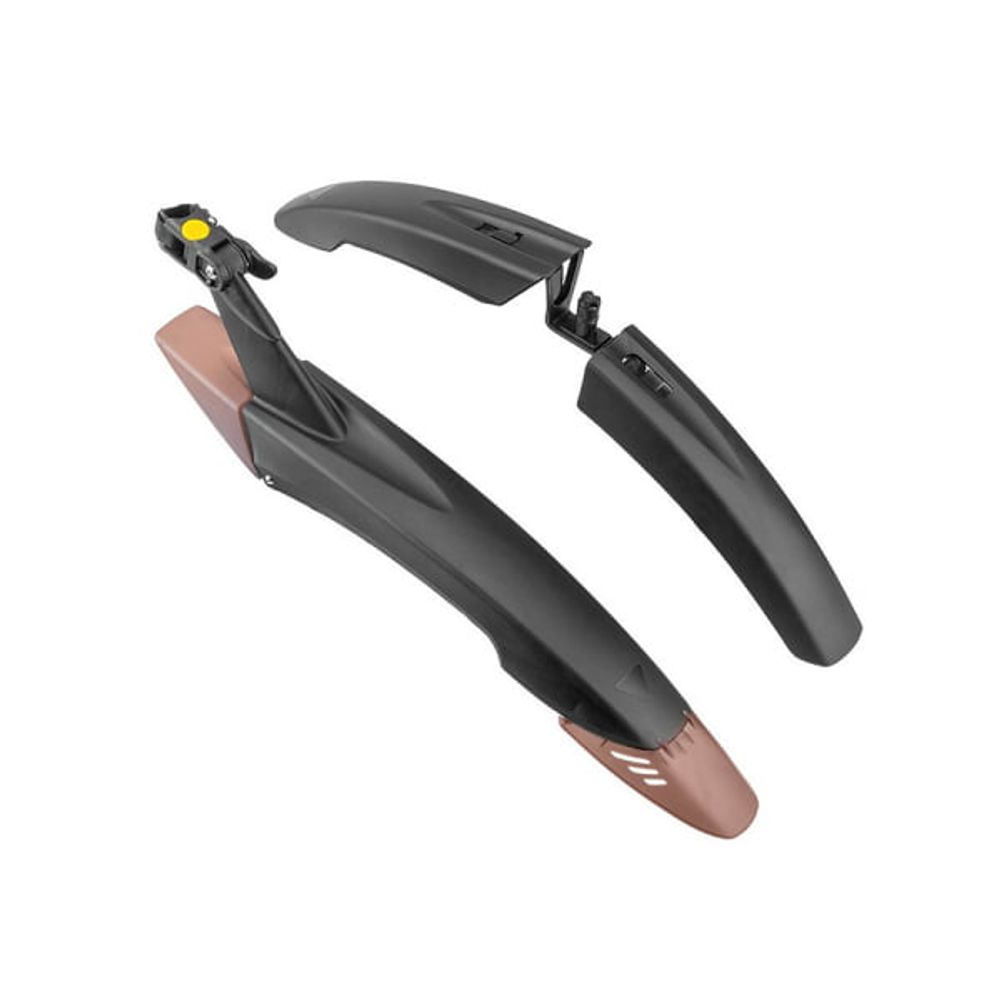 Комплект крыльев 24"-26" XGNB-065 полуфэт чёрно-коричневый/610258